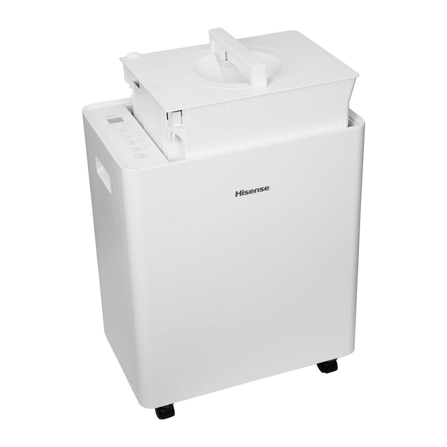 Alt View 4. Hisense - Hisense 50 Pint Lift-Up Dehumidifier in White - White.