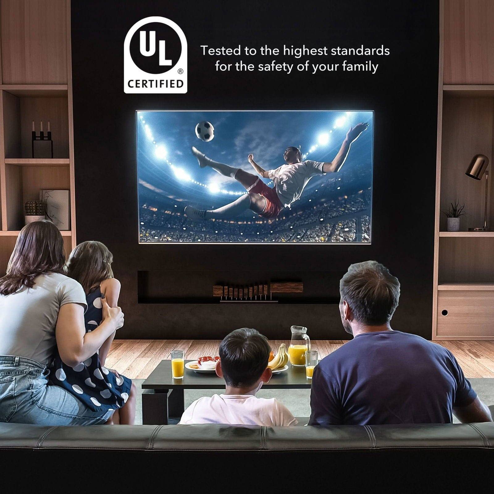 Tested to the highest standards for the safety of your family CERTIFIED UL L