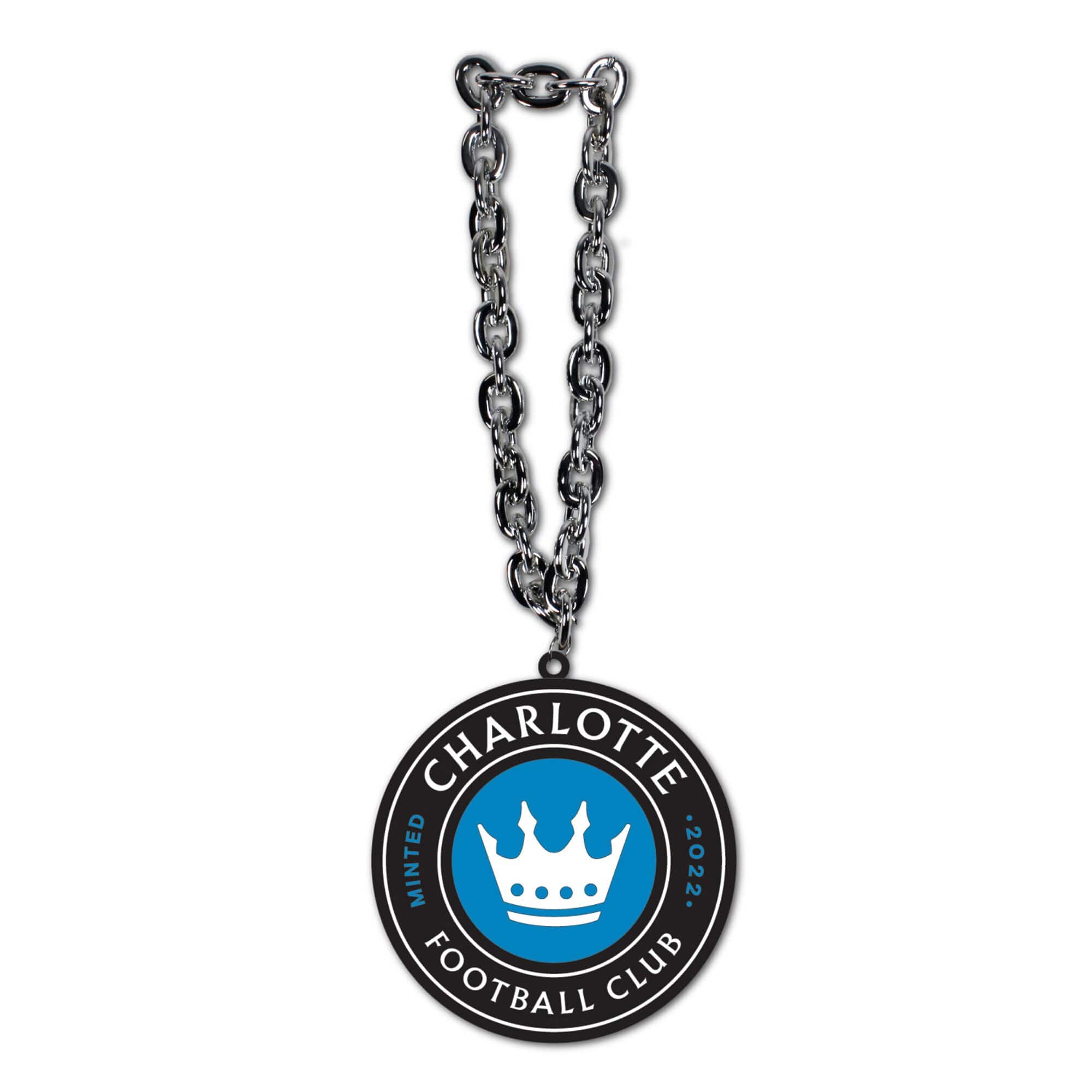 MOJO - Charlotte FC Team Logo Fan Chain Necklace - Black