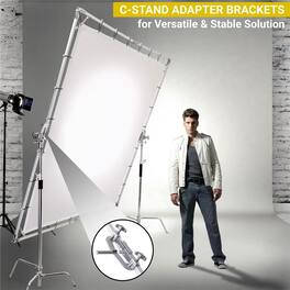 Glow - 8x8' Portable Butterfly Light Modifier Collapsible Kit