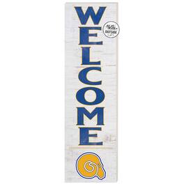 Jardine - Albany State Golden Rams 10'' x 35'' Indoor/Outdoor Welcome Sign - Royal