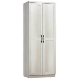 Homcom - 63" 2-Door Kitchen Pantry, Freestanding Storage Cabinet with 5-tier Shelving and 2 Adjustable Shelves for Dining Room - White