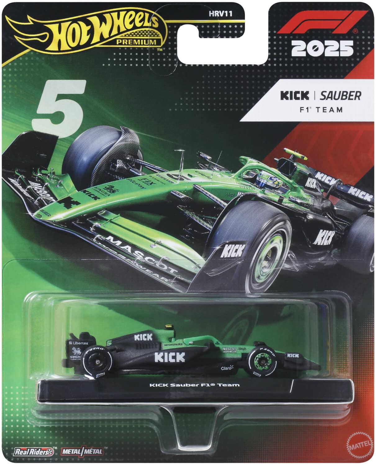 Mattel - Hot Wheels Premium Race Team Sauber Driver 2 - COLLECTIBLES - Multicolor