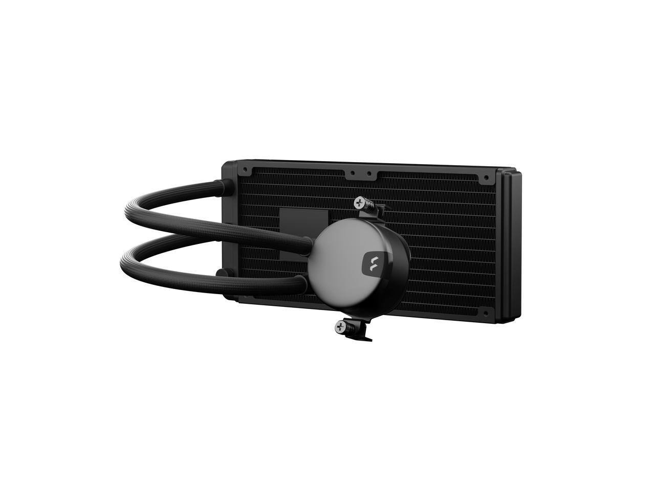 Alt View 4. Fractal Design - Fractal Design Lumen S24 v2 RGB AIO CPU Cooler - Supports Intel & AMD Sockets - RGB.