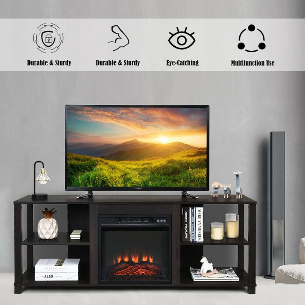 A durable and sturdy, eye-catching multifunctional TV stand.