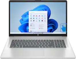 HP - 17-CP3035cl CP3035cl Laptop, Ryzen 5 7530U, 12GB, 1TB SSD, 17.3" TN HD+ (1600x900), AMD Radeon, Win 11 Home - Silver