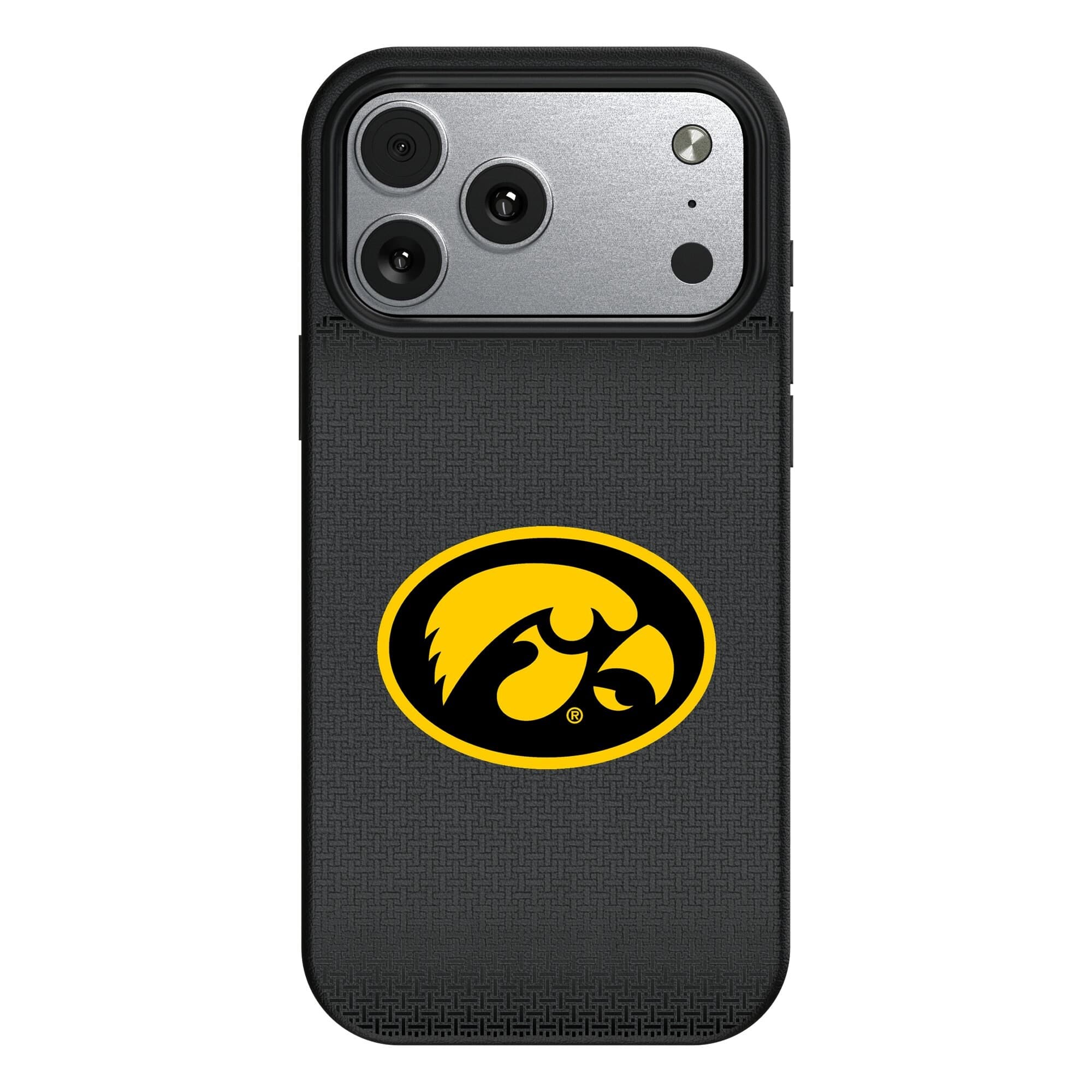 Keyscaper - NCAA - Iowa Hawkeyes Linen Logo iPhone Magnetic Bump Case - 17 - Black price history on PriceWatchPro