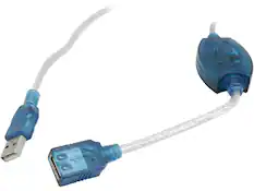 Front. Cables to Go - C2G 39978 USB Active Extension Cable - USB 2.0 A Male to A Female Cable, Beige (16.4 Feet, 5 Meters).