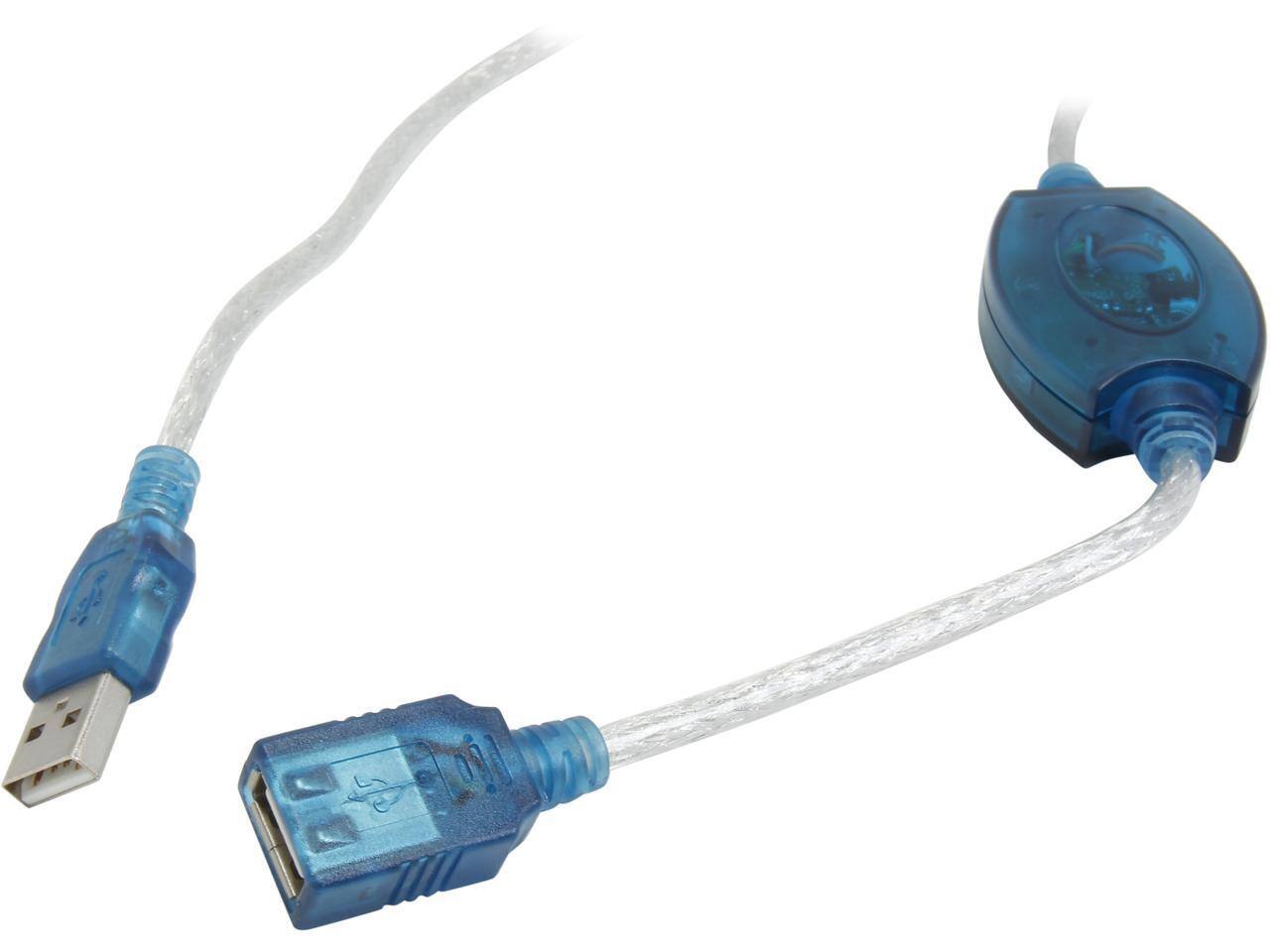 Front. Cables to Go - C2G 39978 USB Active Extension Cable - USB 2.0 A Male to A Female Cable, Beige (16.4 Feet, 5 Meters).