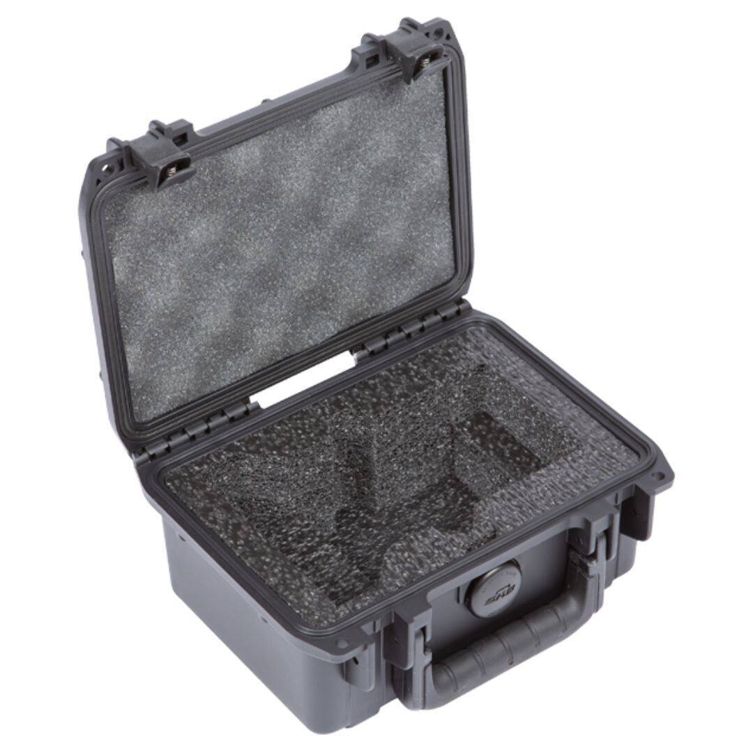 Angle. SKB - SKB 3i0705-3-P4 iSeries Zoom PodTRAK P4 Podcast mixer and Accessory Case.