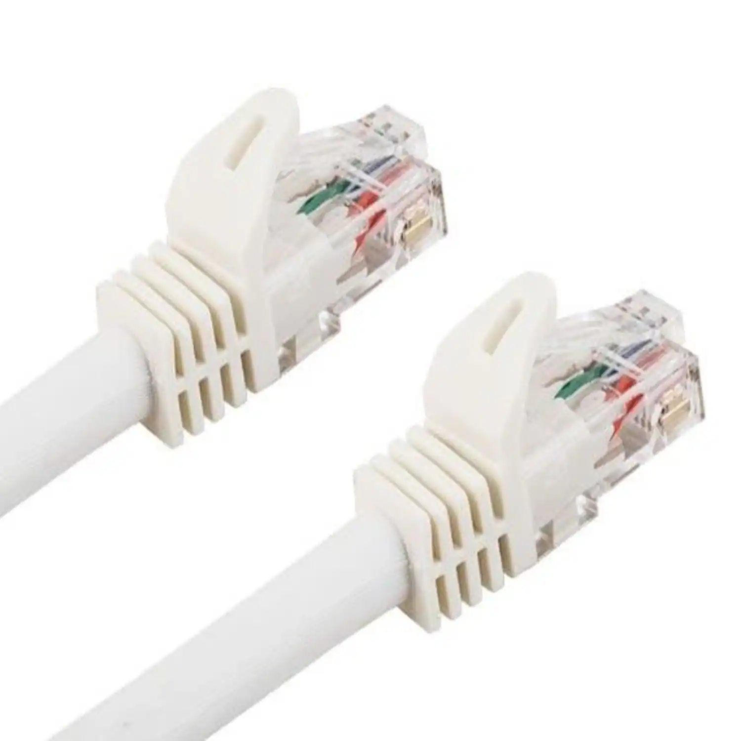 Front. Sanoxy - SANOXY Cables and Adapters; 6ft Cat6a 600 MHz UTP Snagless Ethernet Network Patch Cable, White - White.