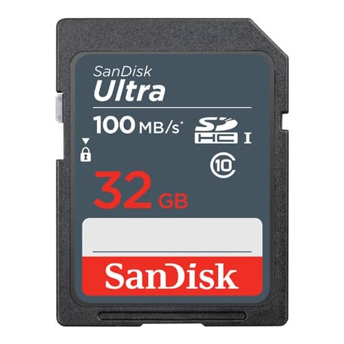 SANDISK - 32GB SDHC Ultra 100MB/s