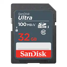 SANDISK - 32GB SDHC Ultra 100MB/s