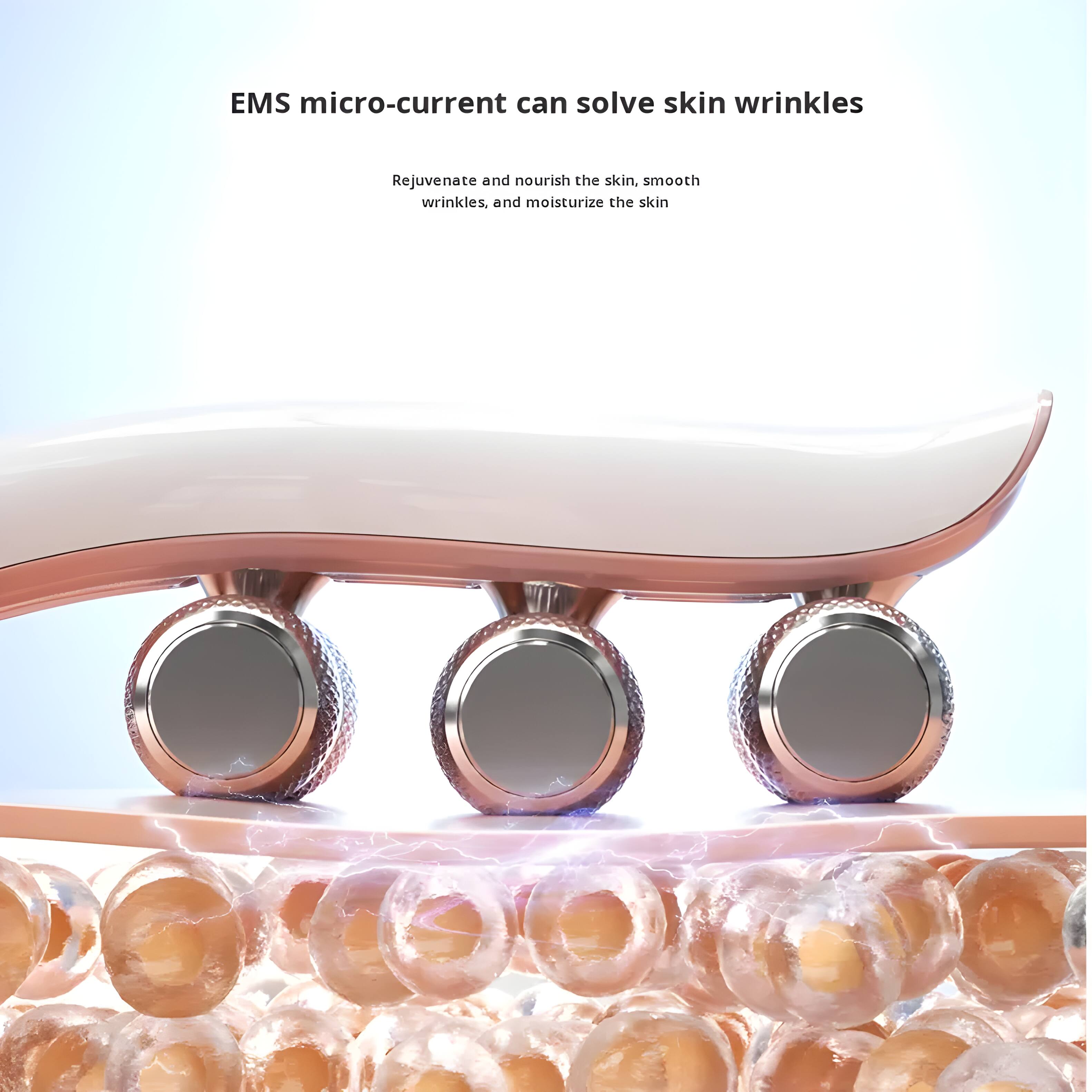 EMS micro-current can solve skin wrinkles

Rejuvenate and nourish the skin, smooth wrinkles, and moisturize the skin