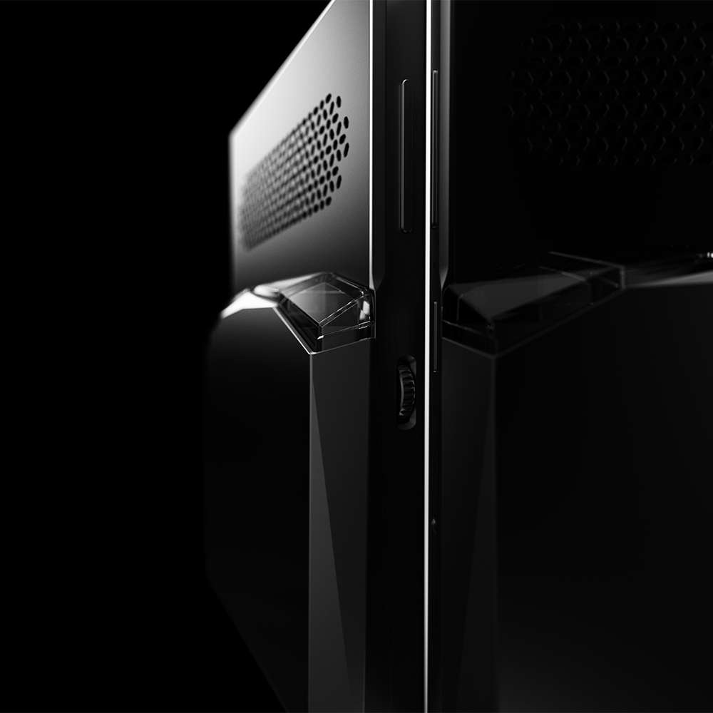 Left. Ayaneo - Pocket VERT Handheld Gaming Console – 12GB RAM, 256GB Storage – Moon White - Moon White.