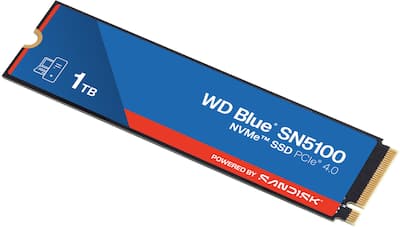 WD Blue SN5100 1TB Internal SSD PCIe Gen 4 x4 NVMe for laptops and WD Blue SN5100 1TB Internal SSD PCIe Gen 4 x4 NVMe for laptops and