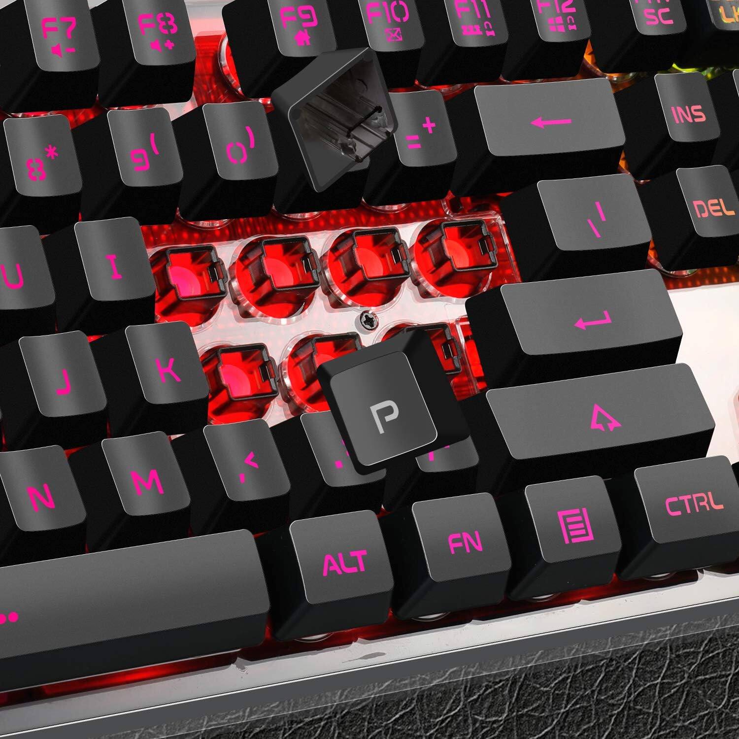 F7
F8
F9
F10
F11
F12
SC
INS
DEL
U
I
O
P
J
K
L
N
M
ALT
CTRL
FN