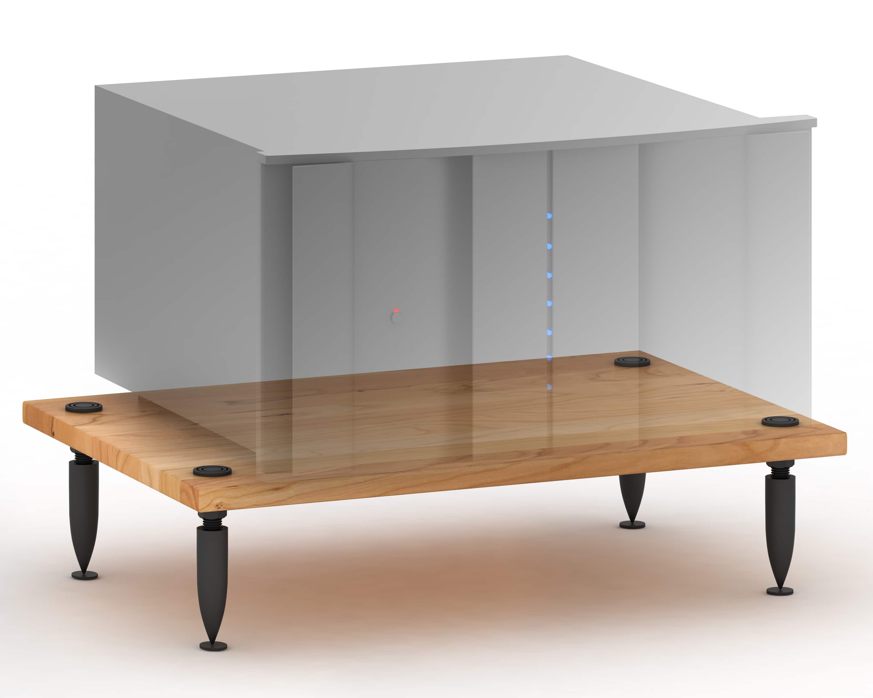 Salamander Designs - Archetype Amplifier Stand - Solid Cherry Wood