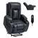 Alt View 6. Kadyn - Power Lift Recliner Chair, 8-Point Massage & Heat, 350lb Capacity, USB Port, Cup Holders, Gray - Gray.