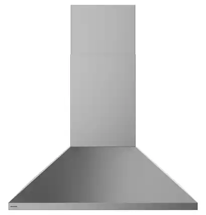 Front. Monogram - 36" Convertible Range Hood - Stainless Steel.