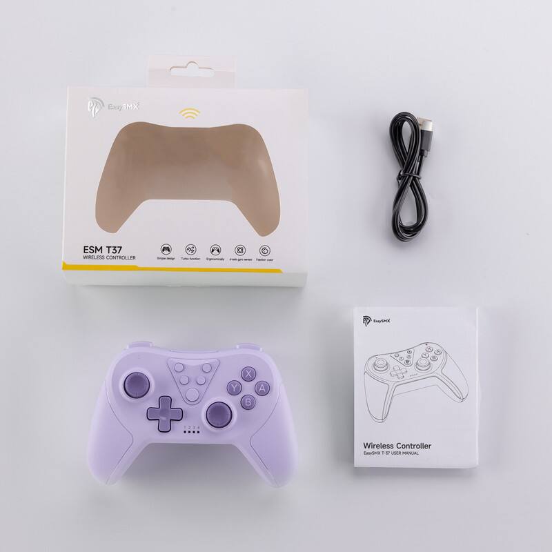 EasySMX  
ESM T37  
WIRELESS CONTROLLER  

- Short Range  
- TV Remote  
- Programmable  
- Front Button  
- Function  

EasySMX  
Wireless Controller  
EasySMX T37 USER MANUAL