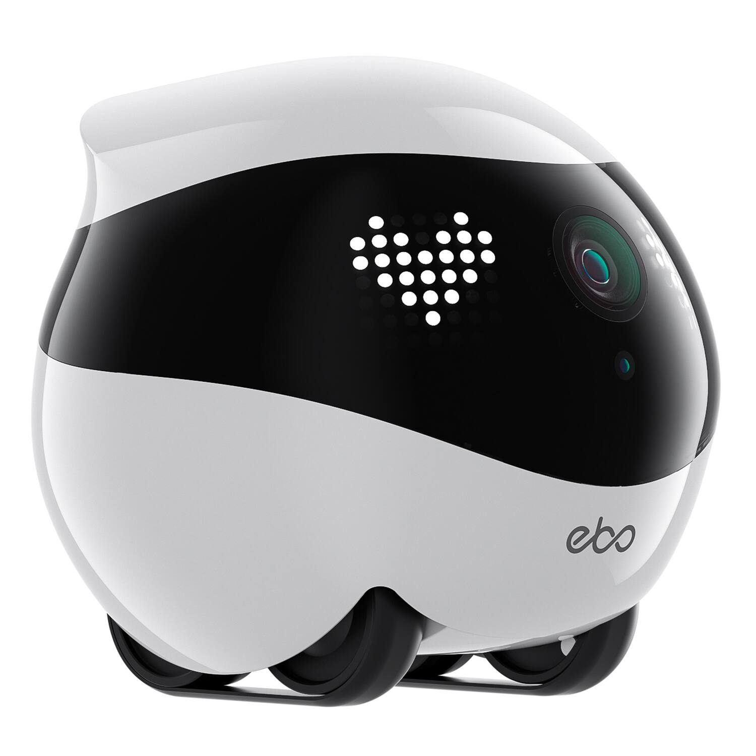 Alt View 9. Enabot - EBO Air 2 Whole-Home Mobile Robot 2K Ultra HD Camera, Remote Monitoring and Control - Dove White.