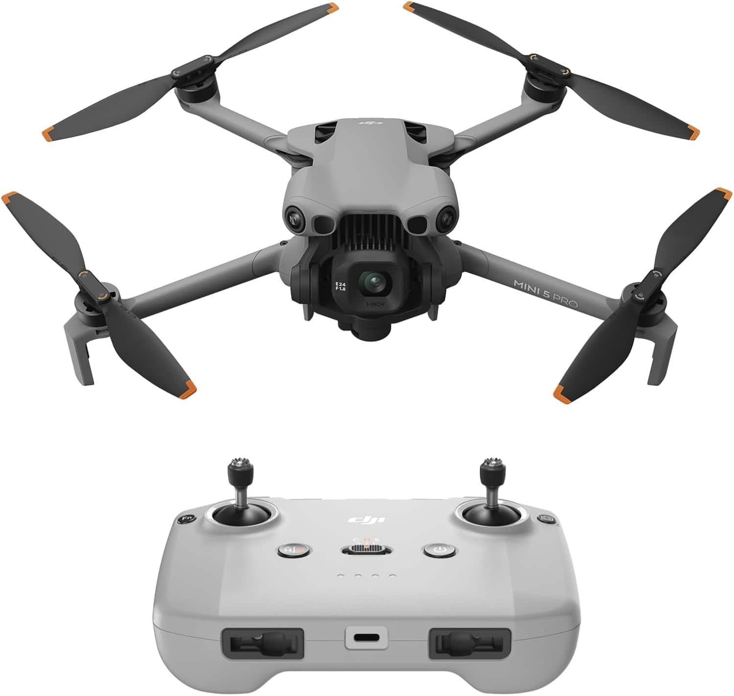 Mini 5 Pro Foldable 4K Drone with 1-Inch CMOS, Obstacle Avoidance for Beginners - DJI Mini 5 Pro