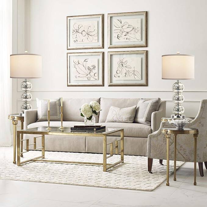 Alt View 1. Akoasm - Contemporary Table Lamps 27 in. H Desk Bedside Lamp for Bedroom Living Room Office, Set of 2.