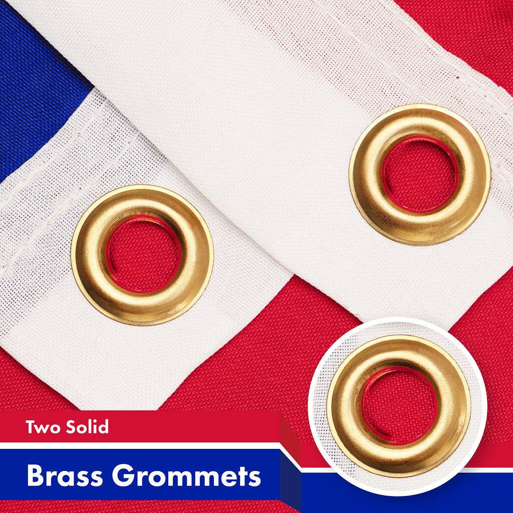 Two Solid Brass Grommets