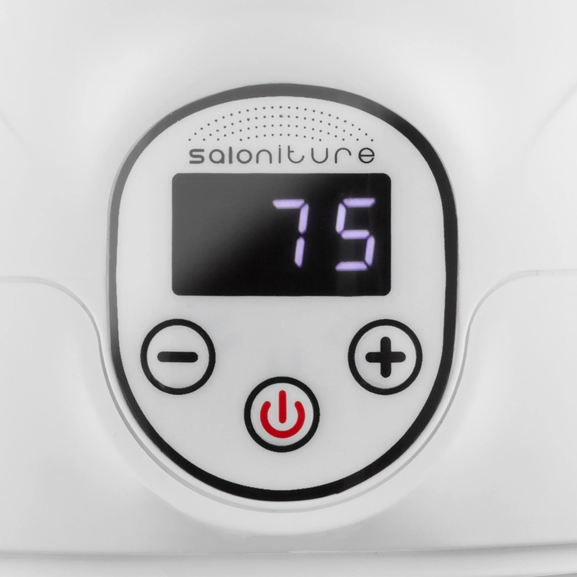 Alt View 3. Saloniture - Hair Removal Wax Warmer Machine - Electric Hot Waxing Melter Pot - White w Purple Lid.