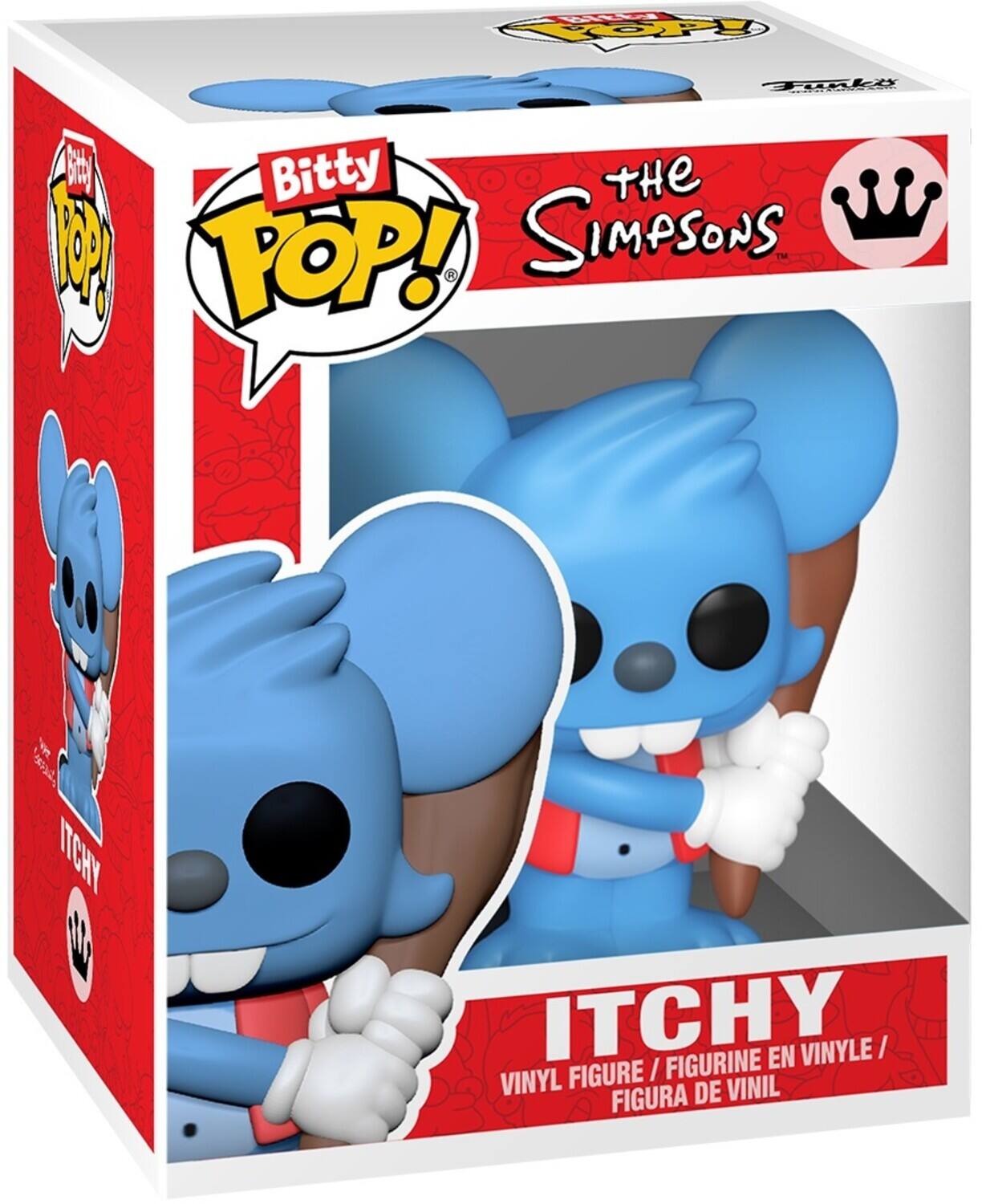 Bitty Pop! The Simpsons Itchy Vinyl Figure / Figurine en Vinyle / Figura de Vinil