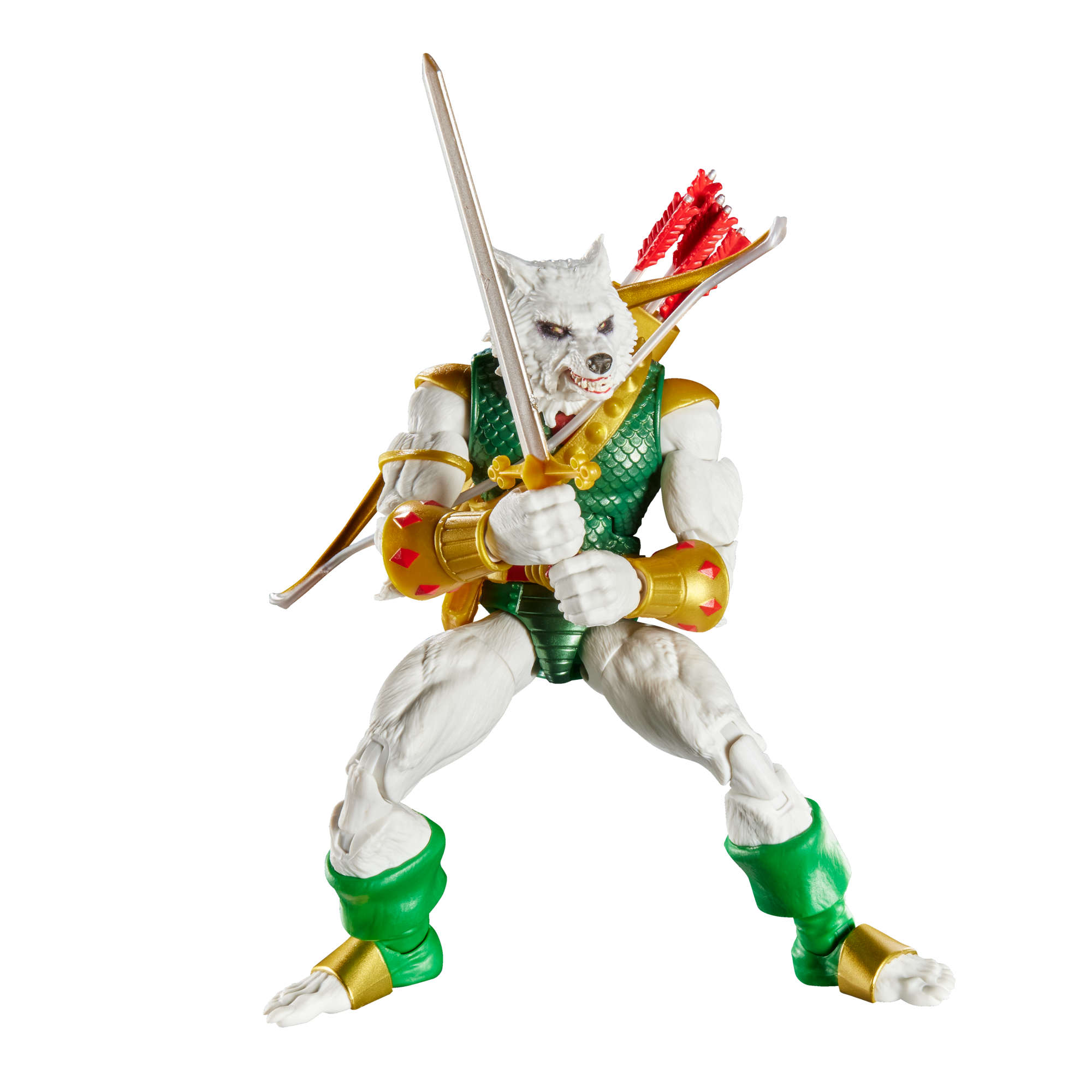 Alt View 7. Marvel - Marvel Legends Series Magic: The Gathering Man-Wolf, 6" Spider-Man Action Figure plus Exclusive Foil Trading Card.