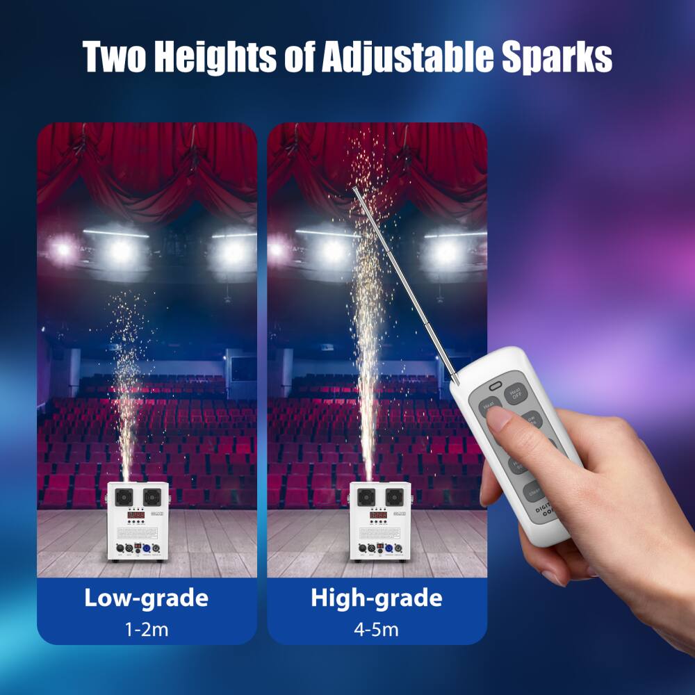 Two Heights of Adjustable Sparks

Low-grade 1-2m

High-grade 4-5m