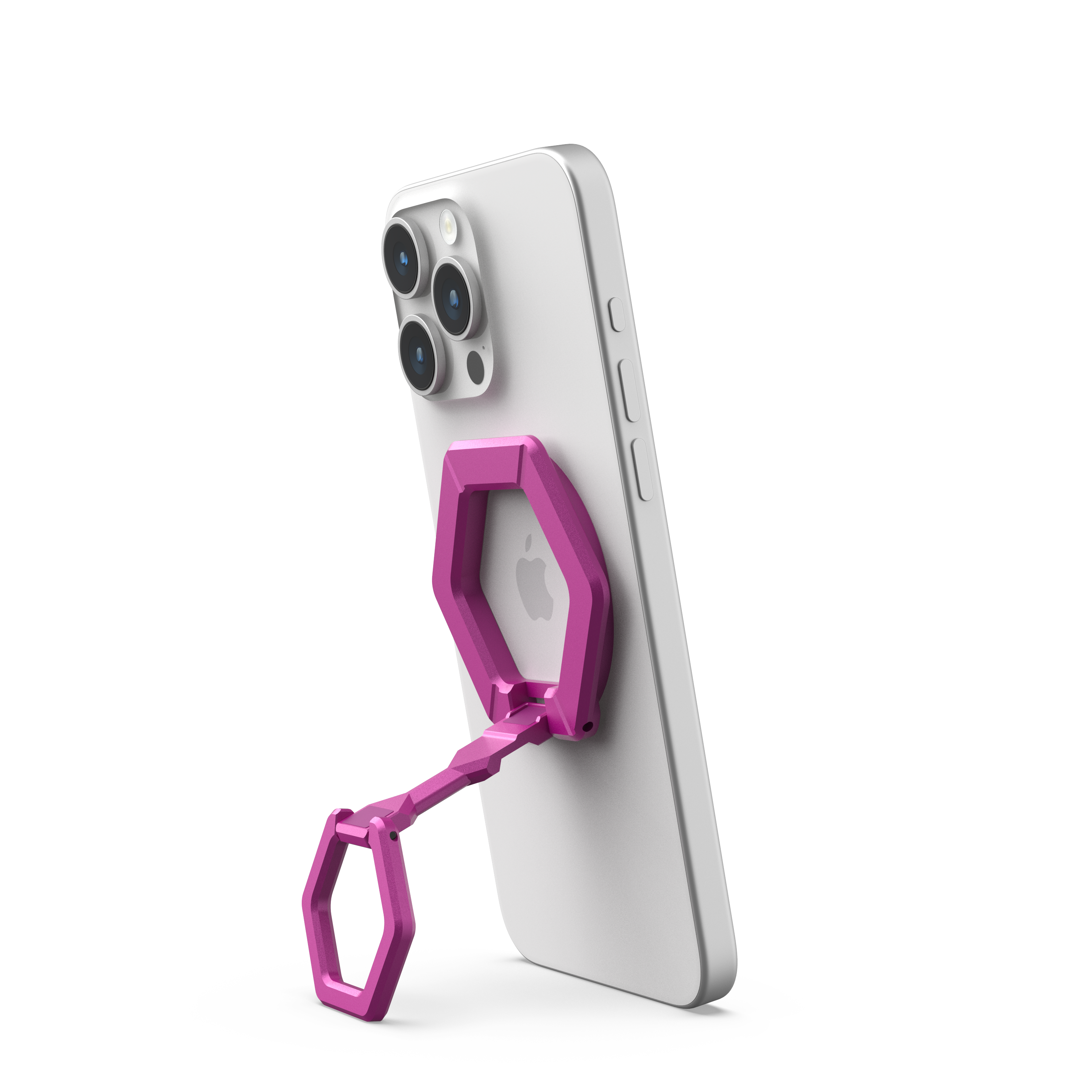Left. UAG - Magnetic Ring Stand - Orchid Pink.