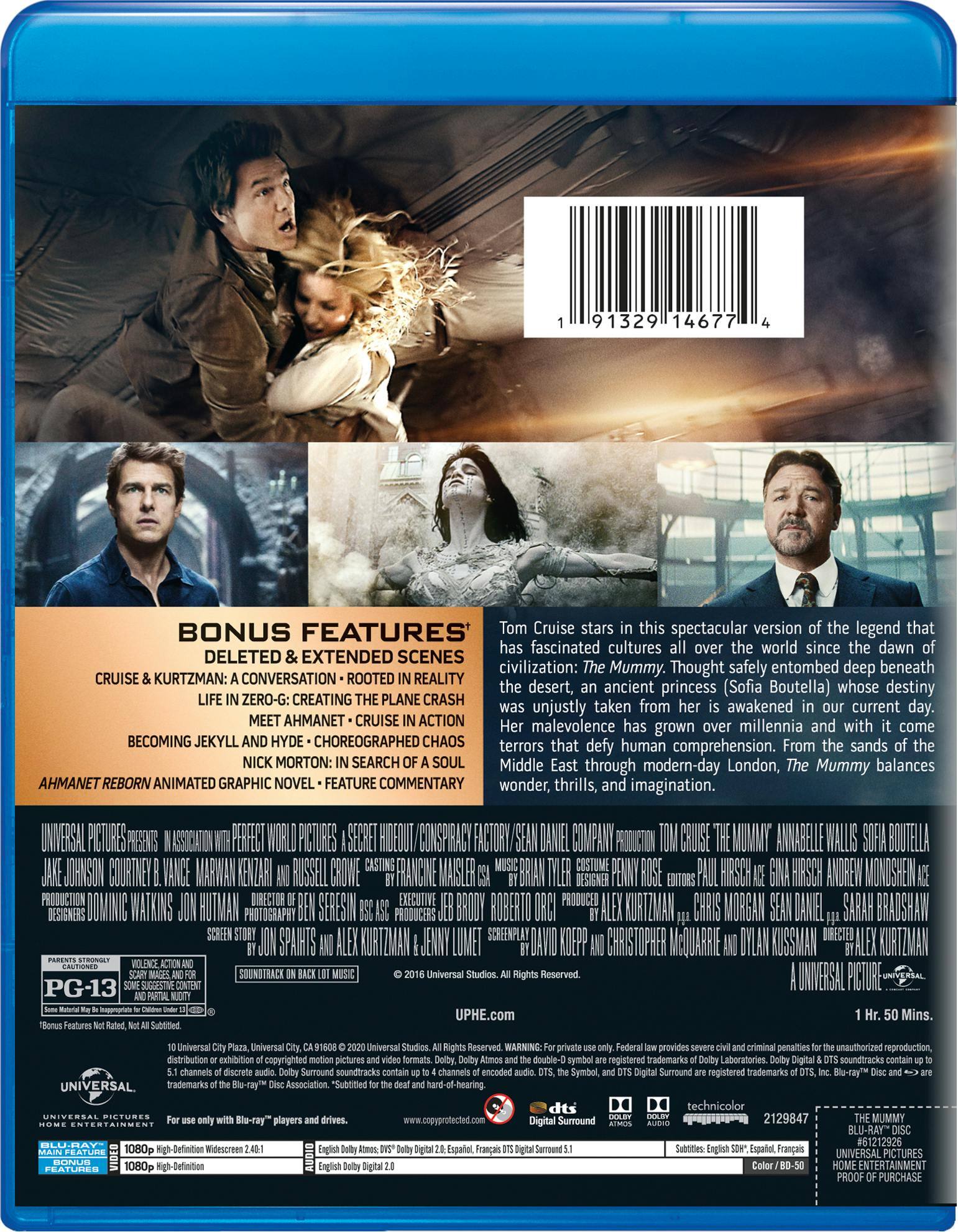 Angle. The Mummy (2017) (Blu-ray New Box Art) [Blu-ray].