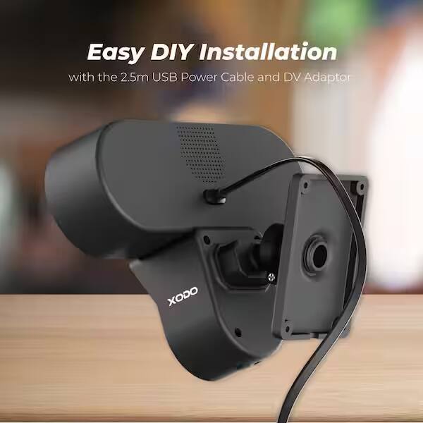 Easy DIY Installation  
with the 2.5m USB Power Cable and DV Adapter