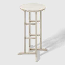 WestinTrends - Malibu 42" Counter Height Round Outdoor Patio Bistro Bar Table - Sand