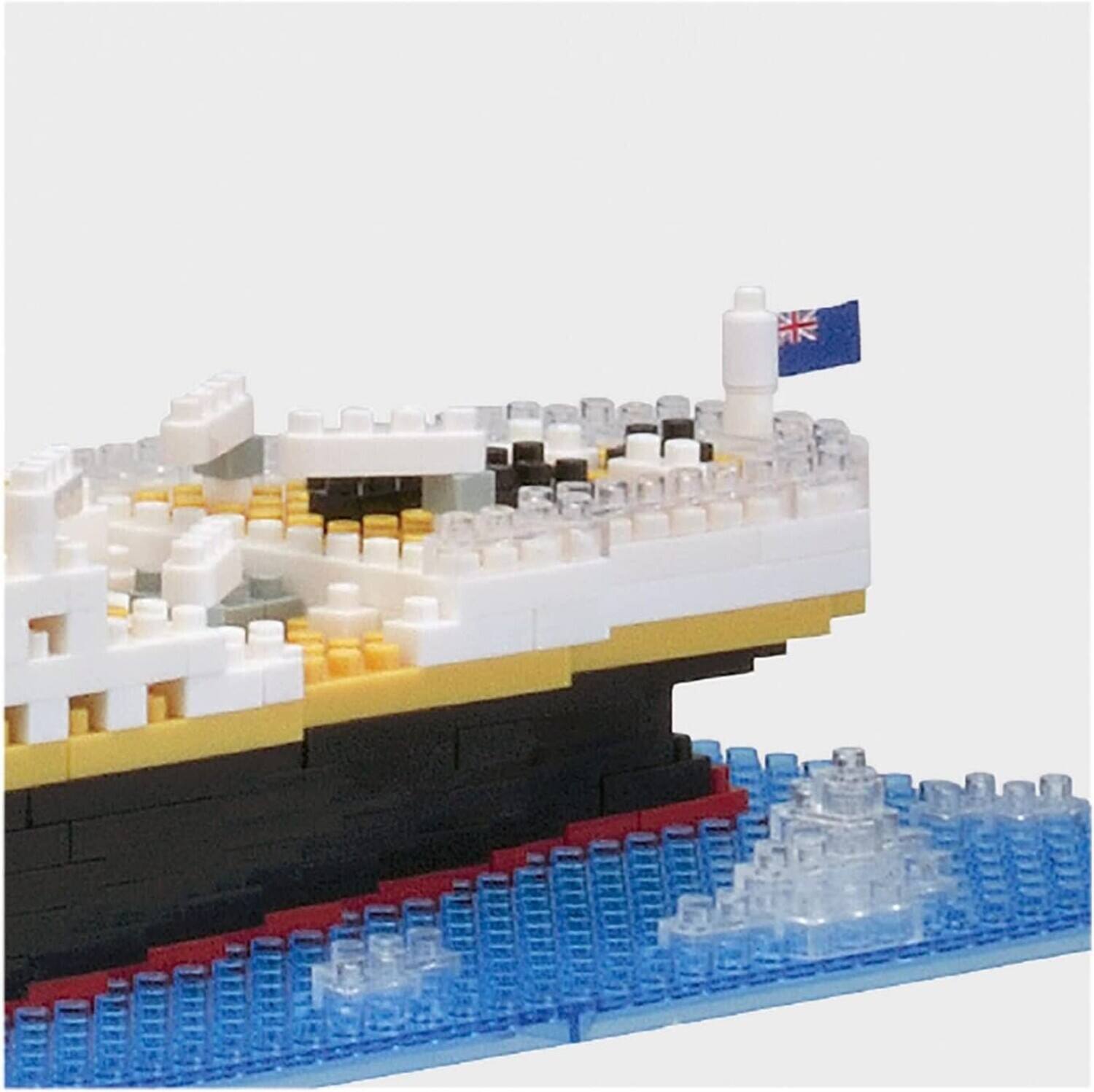 Alt View 4. PopMarket - Nanoblock - World Famous - Advanced Hobby Series - Titanic Building Kit   - Collectibles - Multicolor.