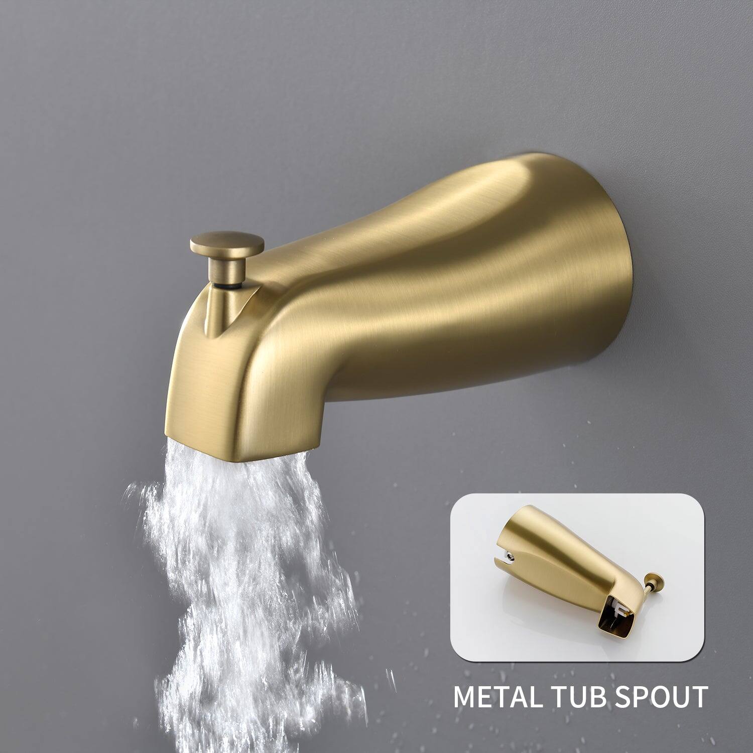 METAL TUB SPOUT