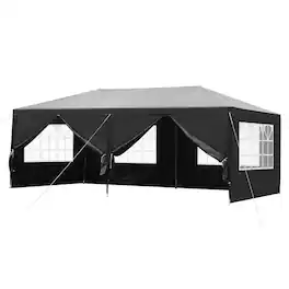 Winado - 10'x 20' Outdoor Party Tent, Patio Canopy Tent Gazebo with Removable Sidewalls Instant Event Tent for Cater Events