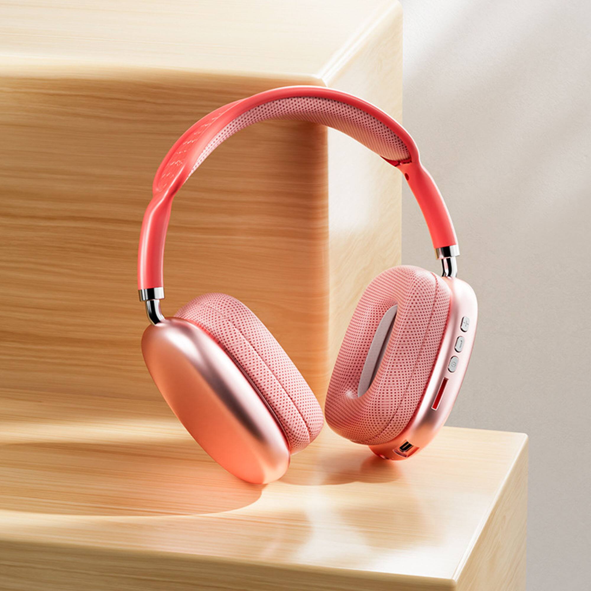 Front. YONWAY - Subwoofer Wireless Bluetooth Headset, Over The Ear Wireless Headset, Clear Communication, Fast Charging.