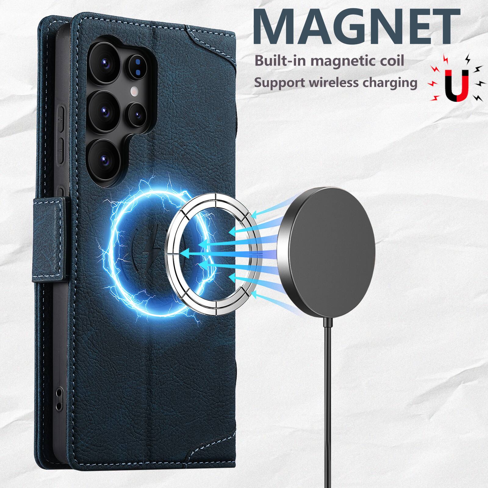 MAGNET  
Built-in magnetic coil  
Support wireless charging