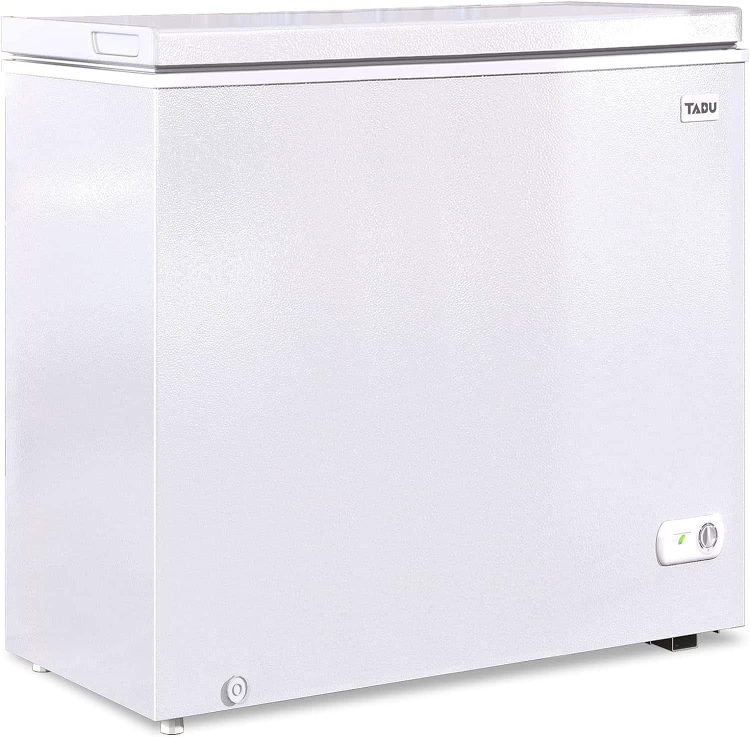 Circus Cirle - 12.0 cubic feet horizontal deep freezer, with 7-level adjustable thermostat, removable storage basket - White