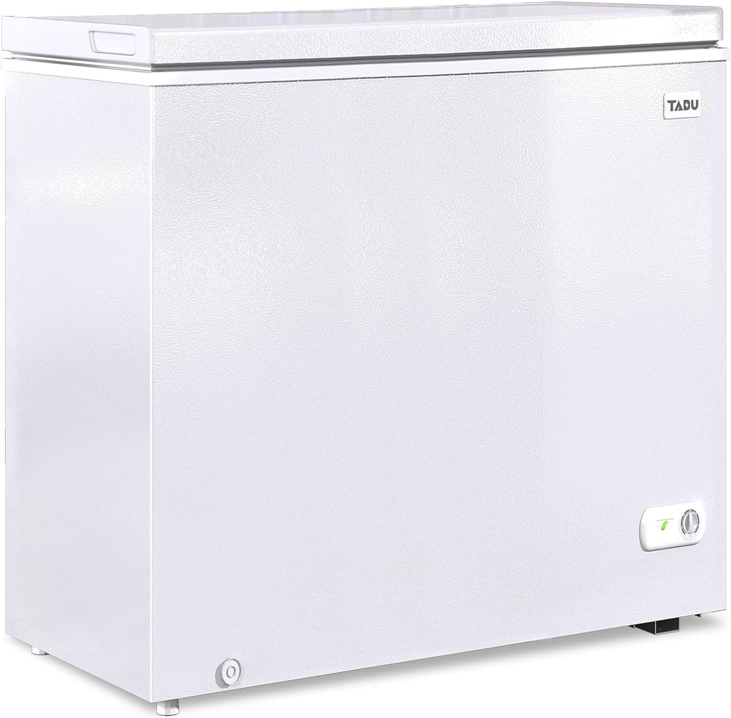 Circus Cirle - 12.0 cubic feet horizontal deep freezer, with 7-level adjustable thermostat, removable storage basket - White