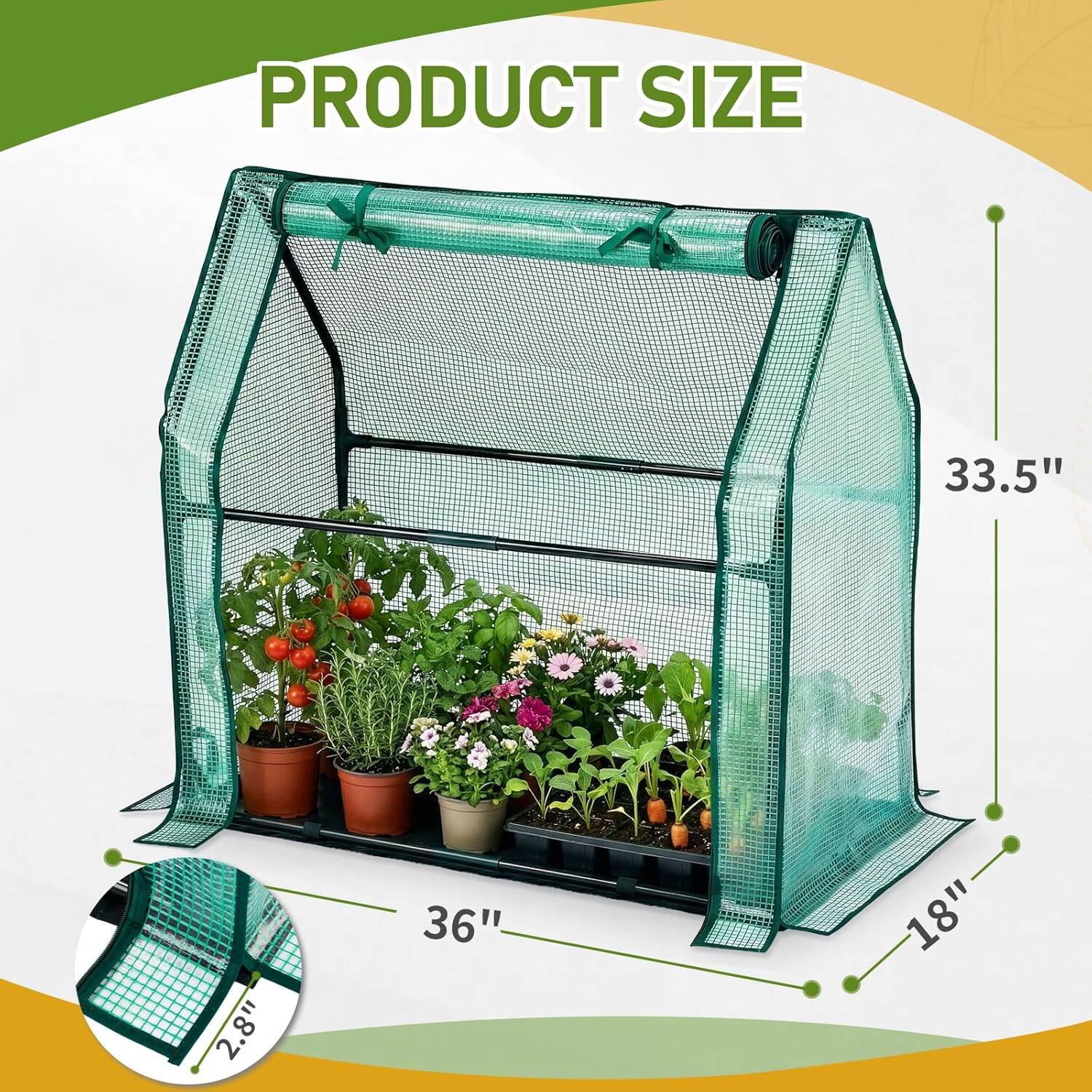 PRODUCT SIZE

33.5"  
2.8"  
36"  
18"