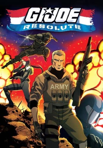 Front. G.I. Joe: Resolute   - DVD.
