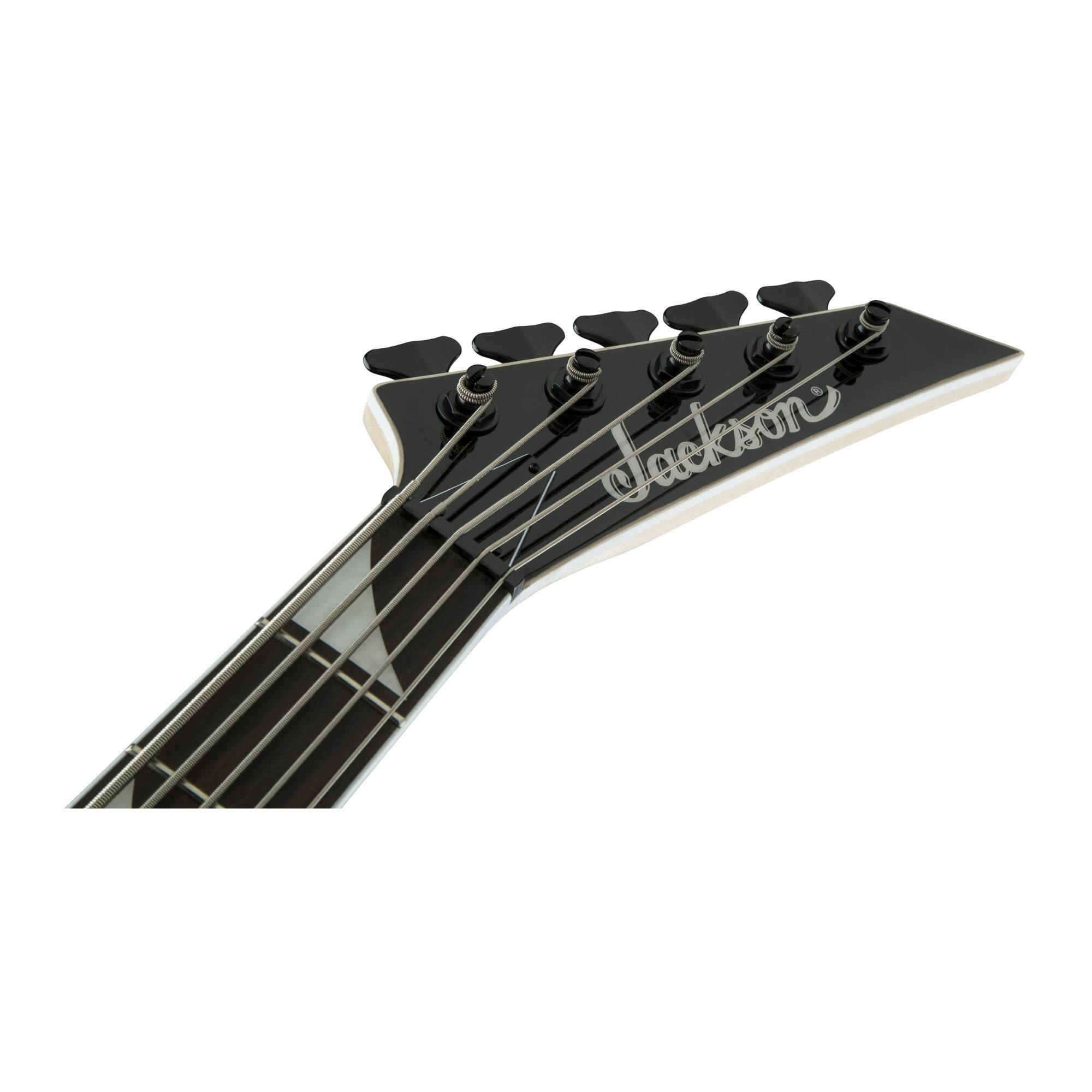 Left. Jackson - Jackson JS Series JS3VQ 5-String Electric Guitar (Cherry) with Bag Bundle.