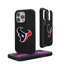 Keyscaper - NFL - Houston Texans - iPhone Rugged Case with Text Design - 16 Plus - Multicolor