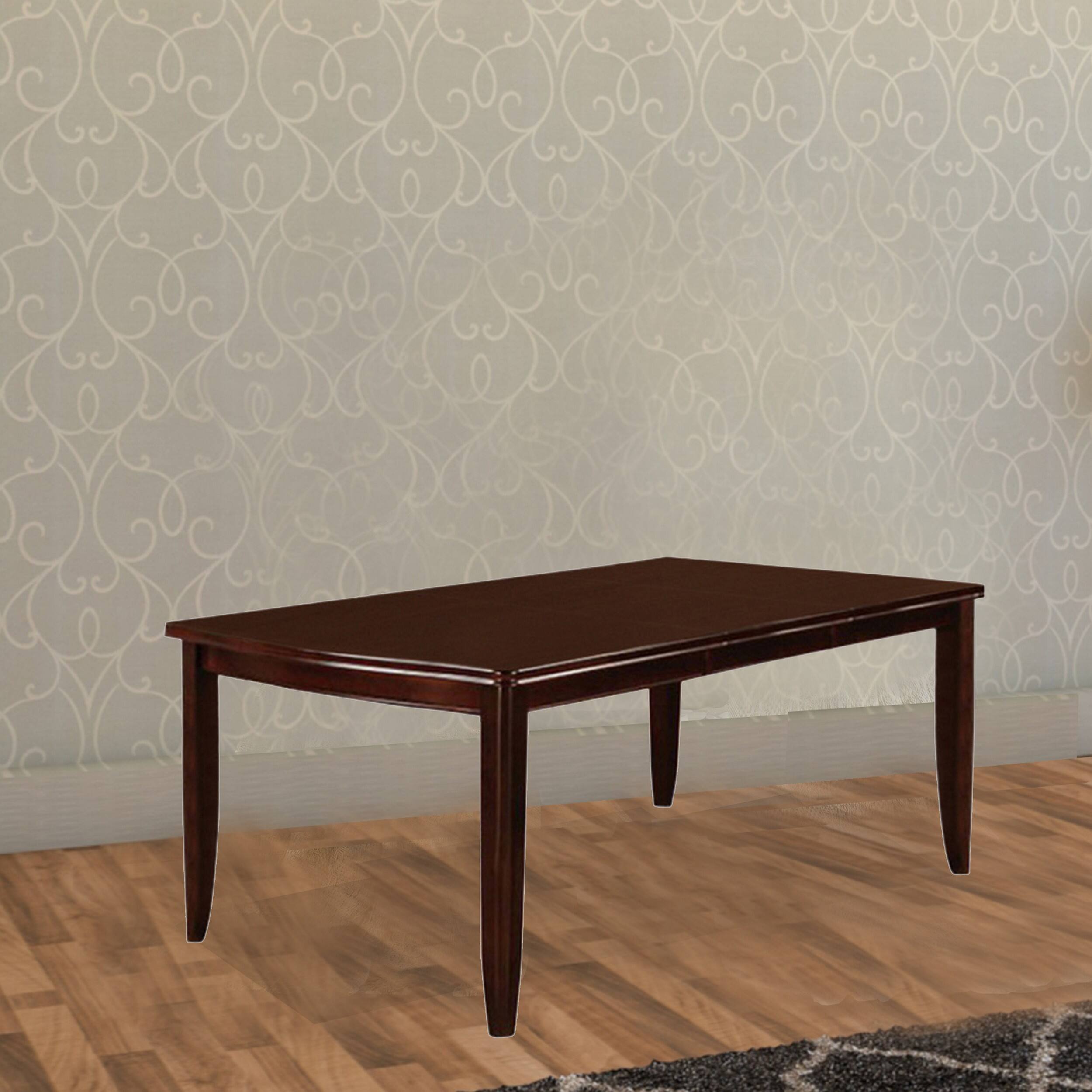 Alt View 5. Manhattan Lane - Transitional Dining Table, Espresso Brown - Brown.