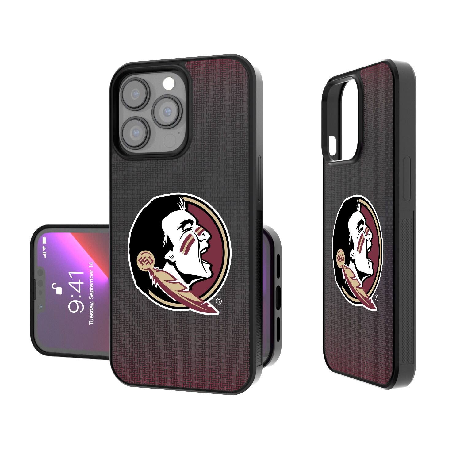 Keyscaper - NCAA - Florida State Seminoles Linen Logo iPhone Bump Case - 15 Pro Max - Black price history on PriceWatchPro
